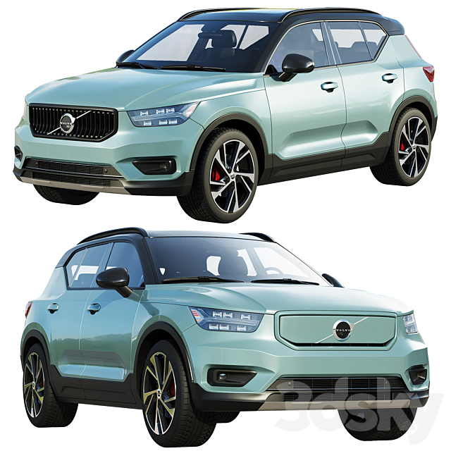 Volvo XC40 _ XC40 recharge 2020 3DSMax File - thumbnail 1