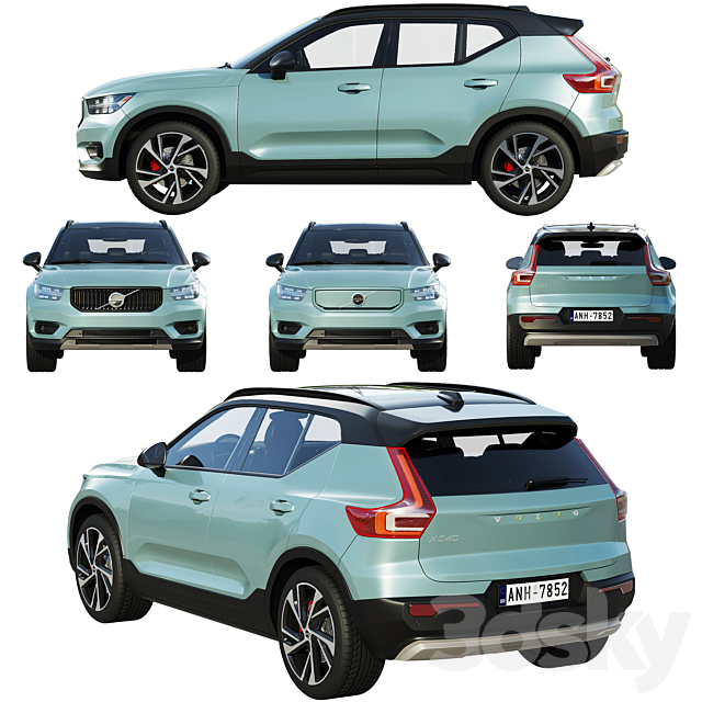 Volvo XC40 _ XC40 recharge 2020 3DSMax File - thumbnail 2