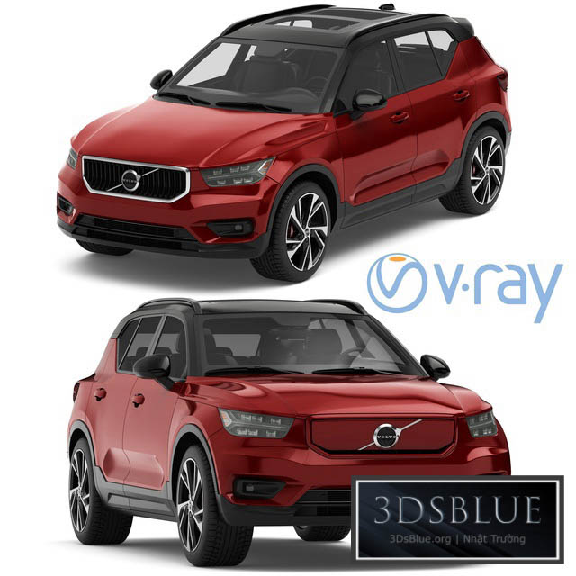 Volvo XC40 \/ XC40 recharge 2020 3DS Max - thumbnail 3