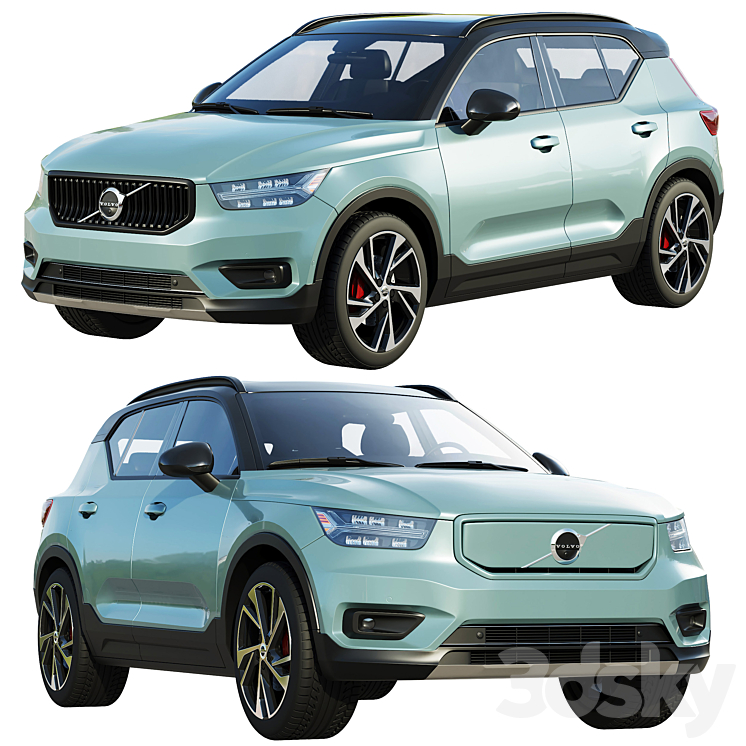 Volvo XC40 \/ XC40 recharge 2020 3DS Max - thumbnail 1