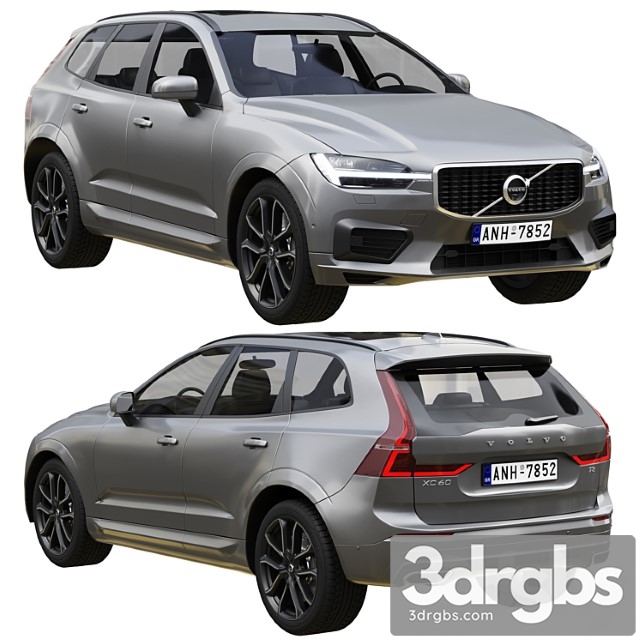 Volvo xc60 r-design 2 3dsmax Download - thumbnail 1