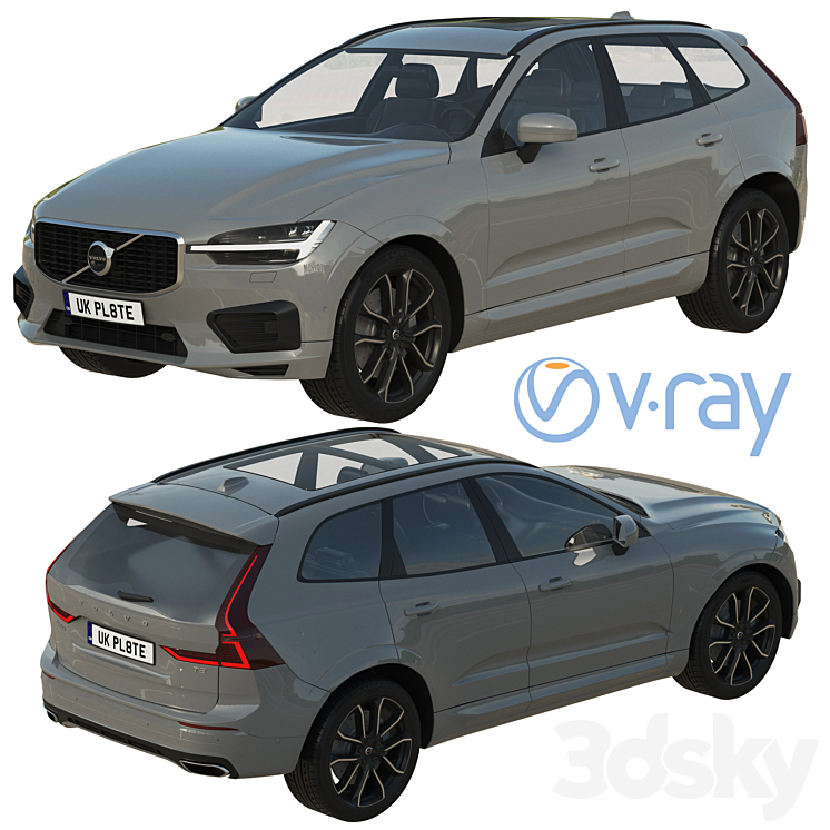 Volvo XC60 R-Design 3DS Max - thumbnail 2