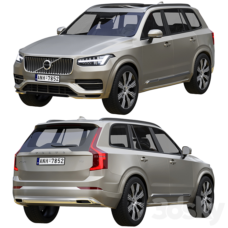 Volvo XC90 3DS Max - thumbnail 2