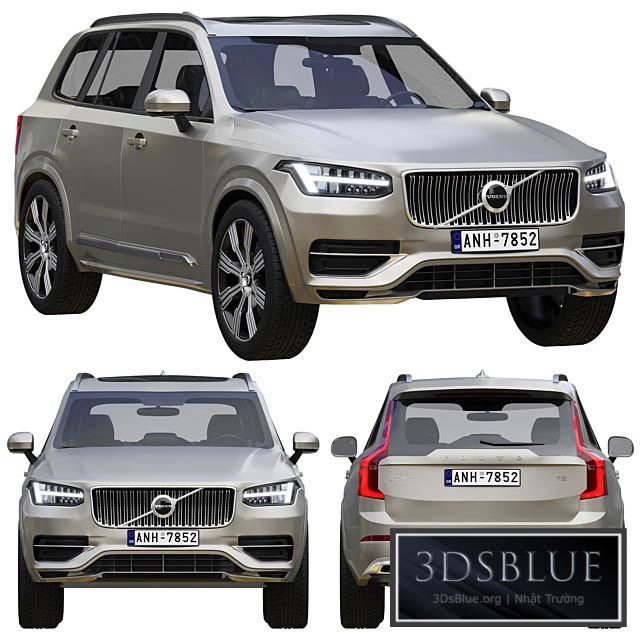 Volvo XC90 3DS Max - thumbnail 3