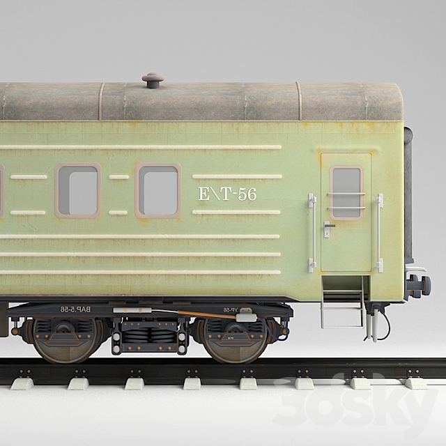 Wagon 3ds Max - thumbnail 1