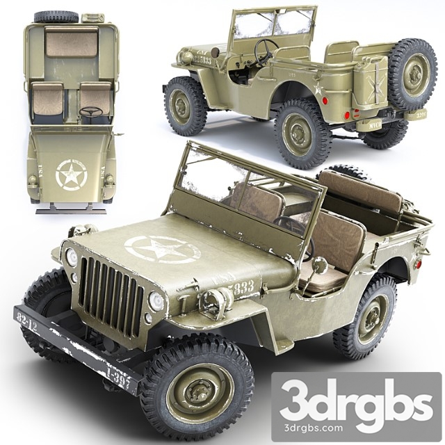 Willys 3dsmax Download - thumbnail 1