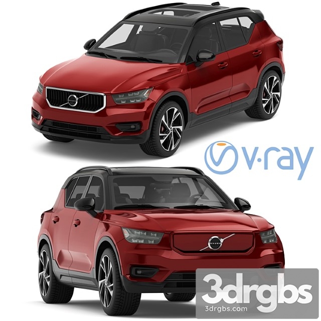 Xc40 recharge 2020 2 3dsmax Download - thumbnail 1