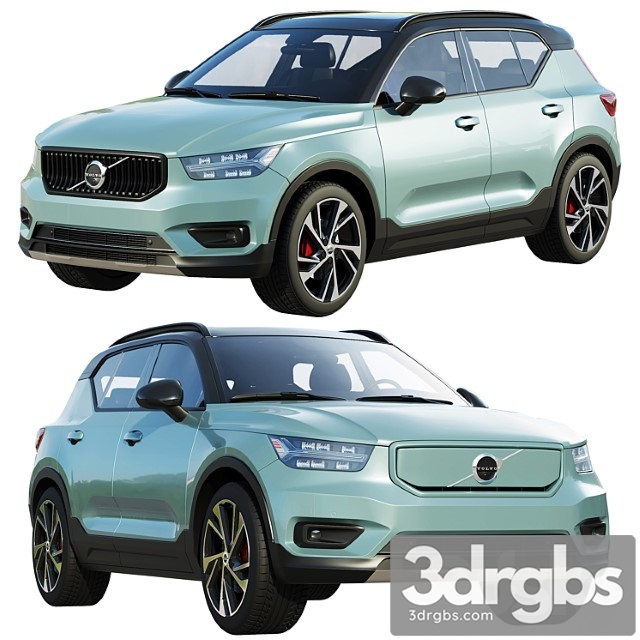 Xc40 recharge 2020 3dsmax Download - thumbnail 1