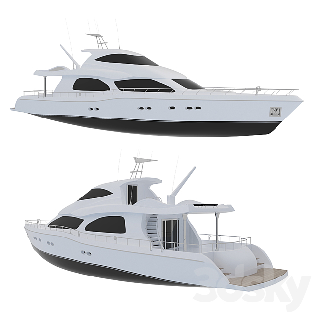 Yacht 3DSMax File - thumbnail 1