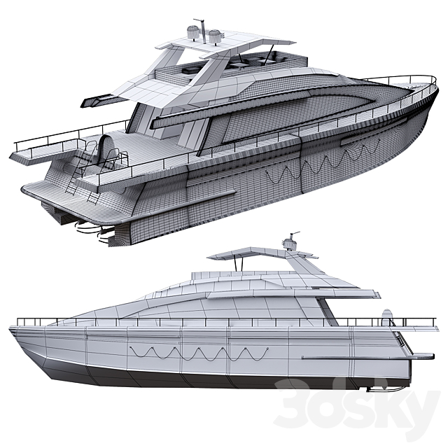 Yacht 3DSMax File - thumbnail 5