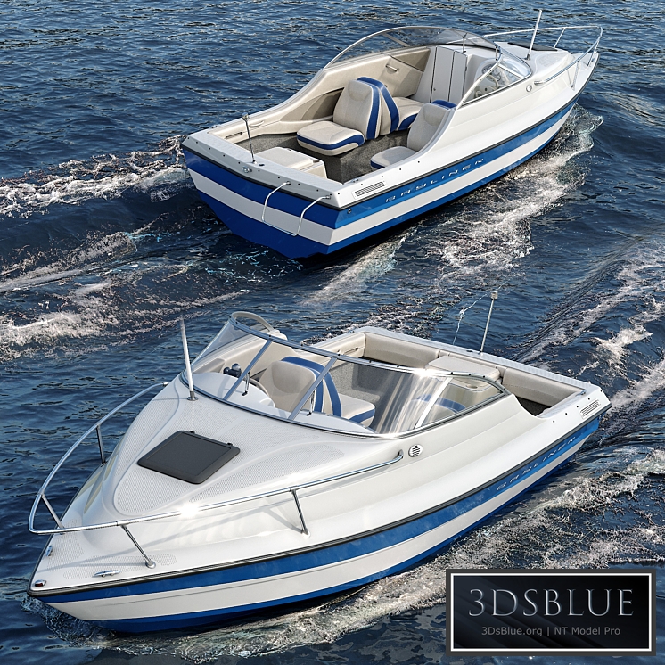 Yacht. Boat. bayliner 3DS Max - thumbnail 3