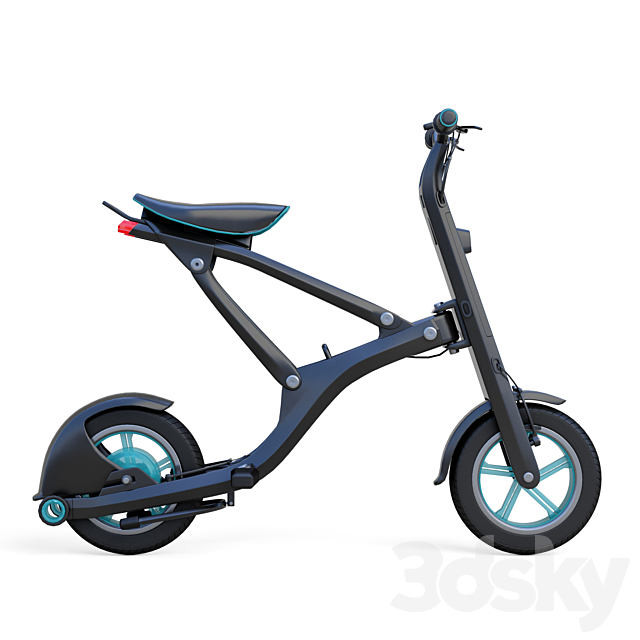 YunBike X1 3DSMax File - thumbnail 2