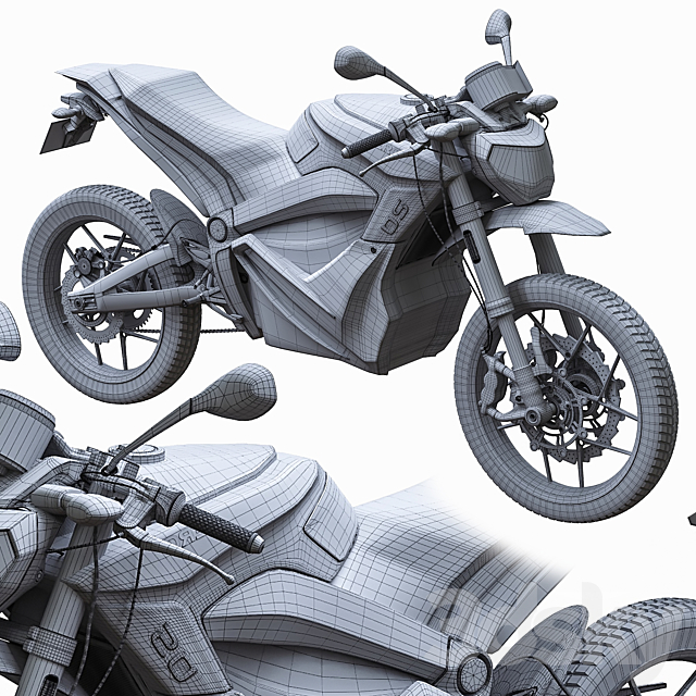 ZERO MOTORCYCLES S ZF8.5 3DS Max Model - thumbnail 6