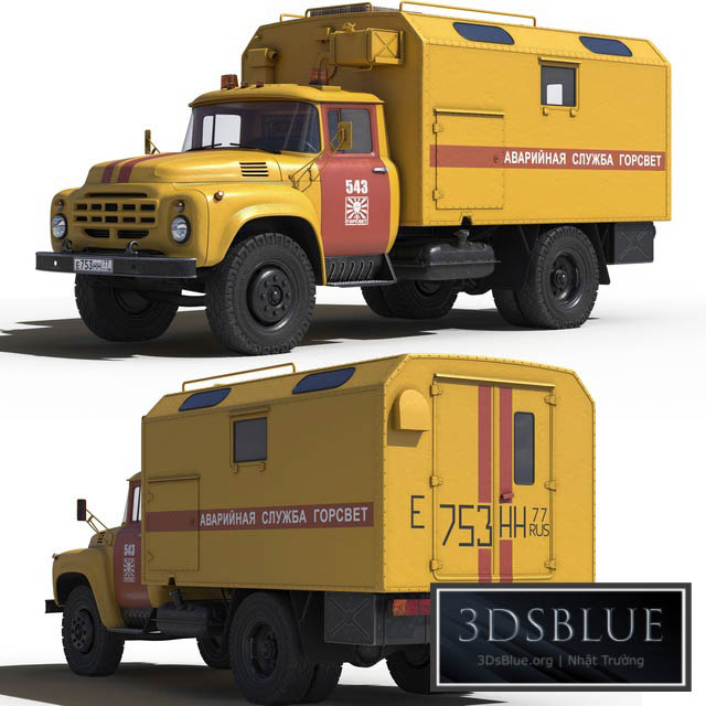 Zil 130 Gorsvet 3DS Max - thumbnail 3