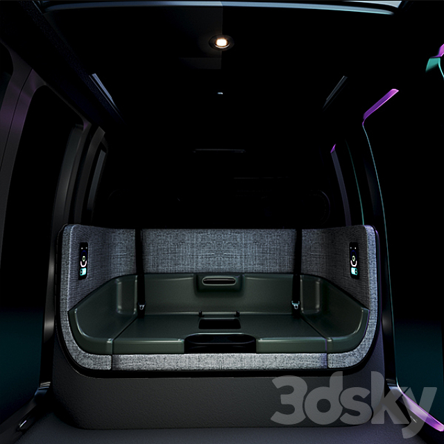 Zoox Smart Car 3DS Max Model - thumbnail 3