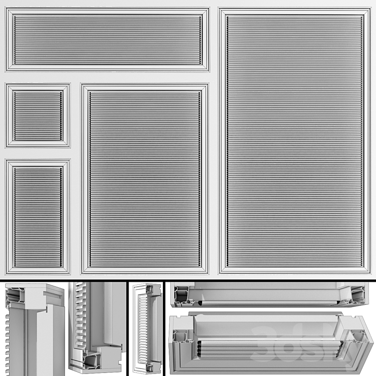 Air hatch window 3DS Max - thumbnail 2