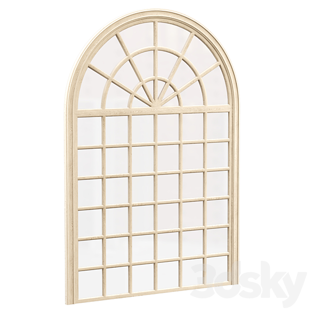 Arch windows 3DS Max Model - thumbnail 2