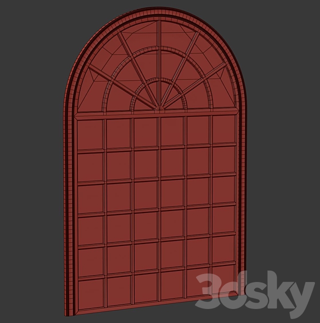 Arch windows 3DS Max Model - thumbnail 5