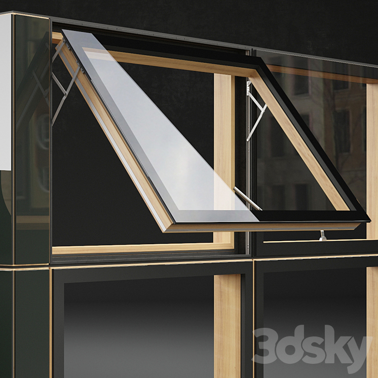 Autrian window 2 3DS Max - thumbnail 2