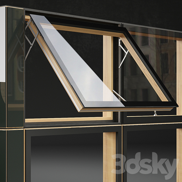 Autrian window 2 3DSMax File - thumbnail 2