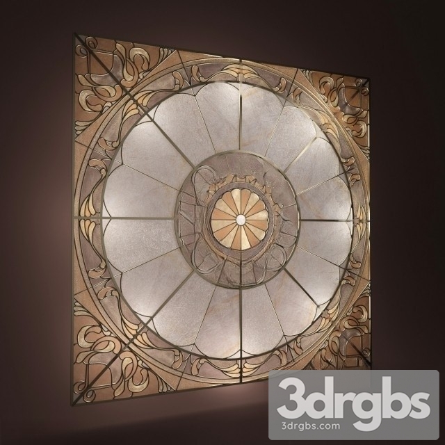 Classic Stained Glass Windows 3dsmax Download - thumbnail 1