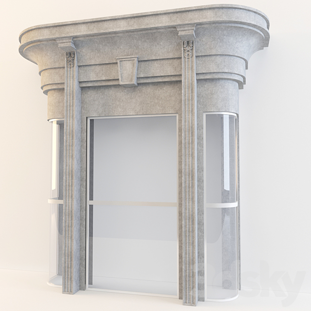 Classic Window 3DS Max Model - thumbnail 2