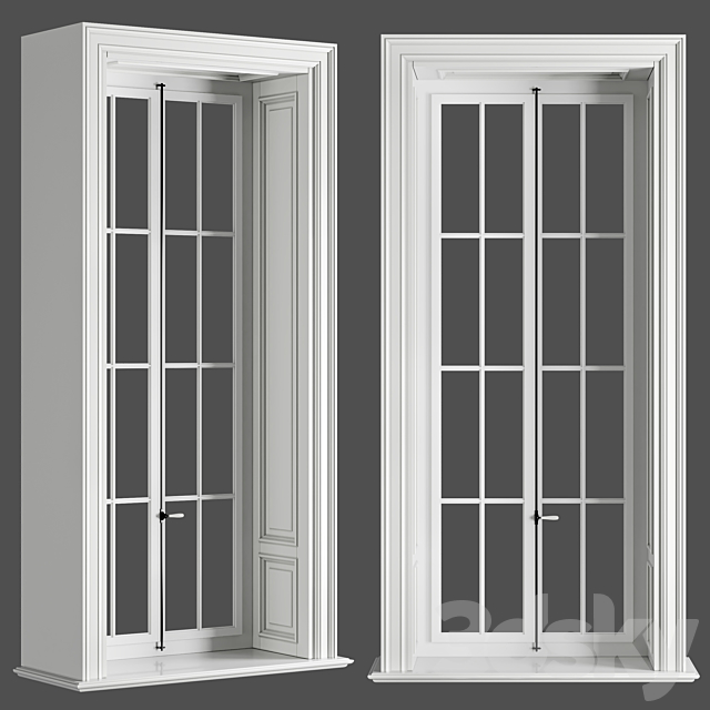 Classic window 3DSMax File - thumbnail 1