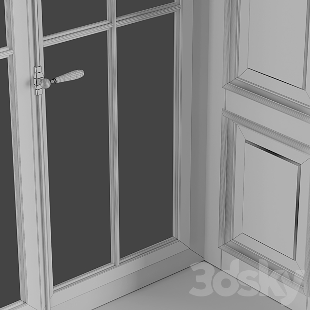 Classic window 3DSMax File - thumbnail 3