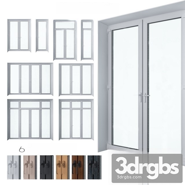 Door Set 2 3dsmax Download - thumbnail 1