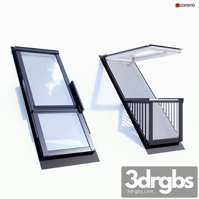 Dormer Window Balcony 3dsmax Download - thumbnail 1