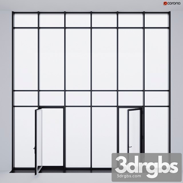 Double Glazed Windows 3dsmax Download - thumbnail 1