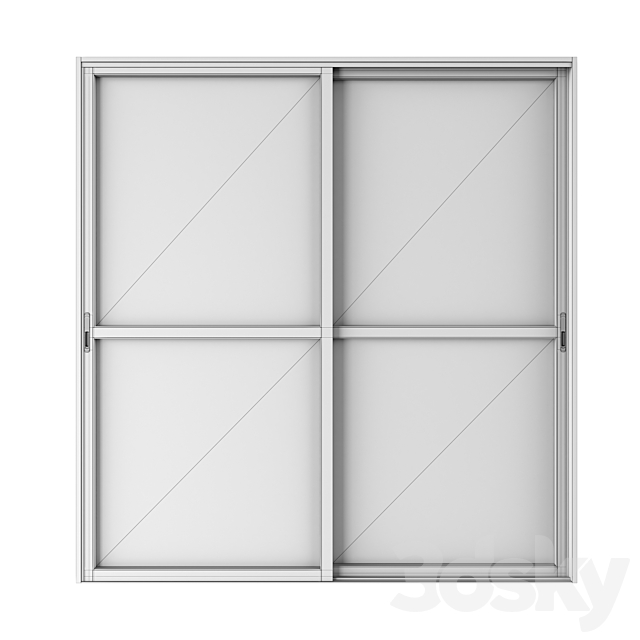 Dynamic Sliding Doors Set 03 3DSMax File - thumbnail 3