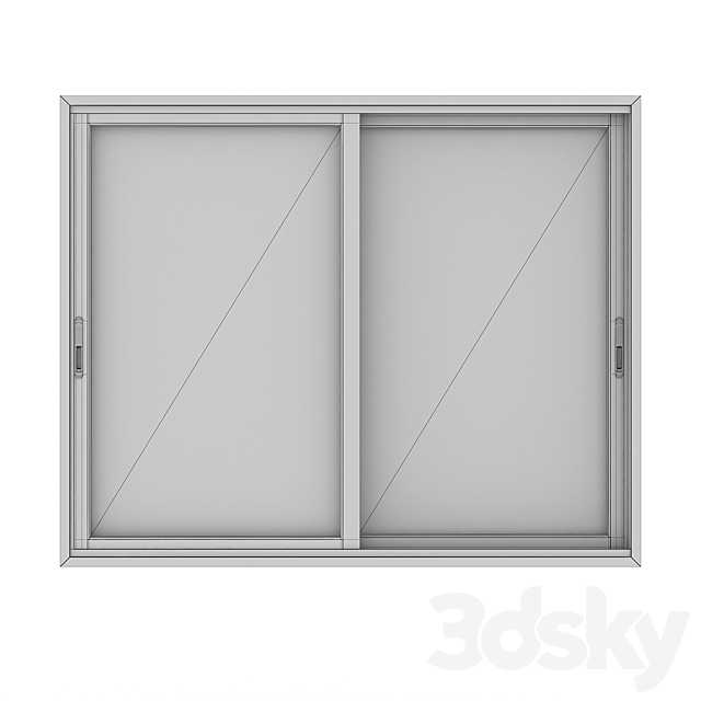 Dynamic Sliding Windows Set 01 3DSMax File - thumbnail 3