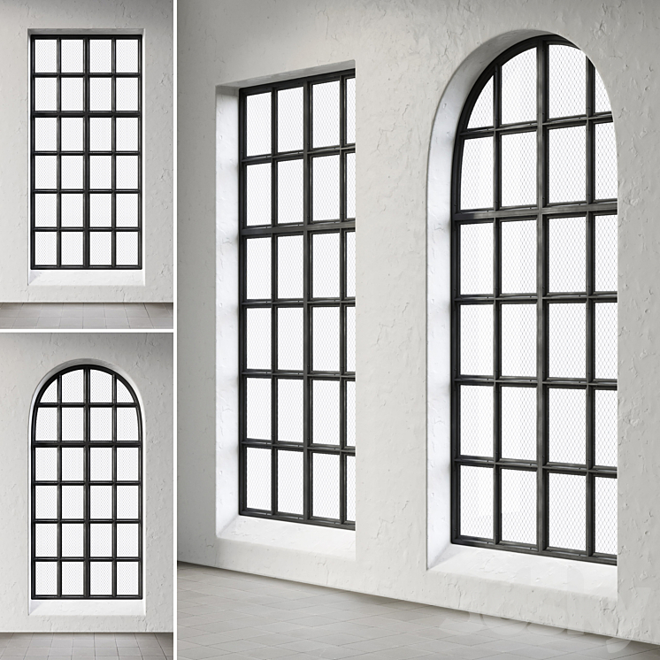 Loft windows 3DS Max - thumbnail 1