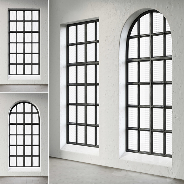 Loft windows 3DSMax File - thumbnail 1