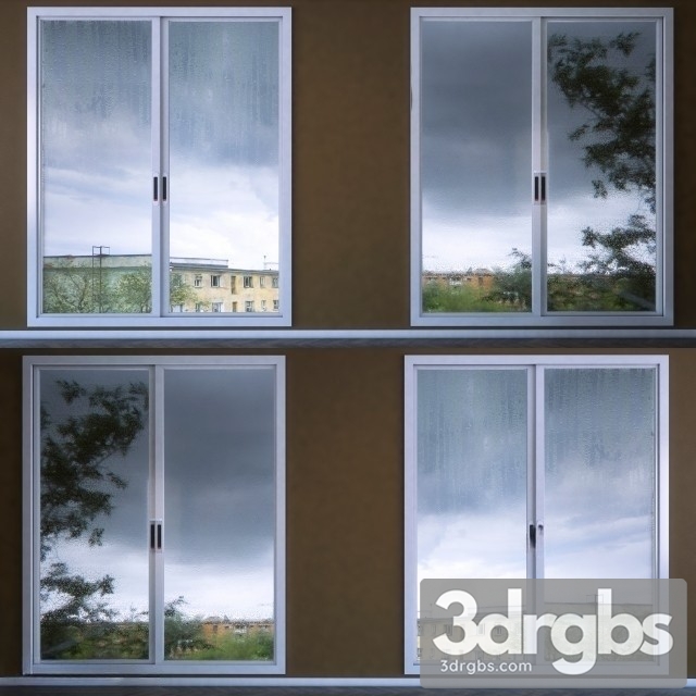 Misted Window 3dsmax Download - thumbnail 1