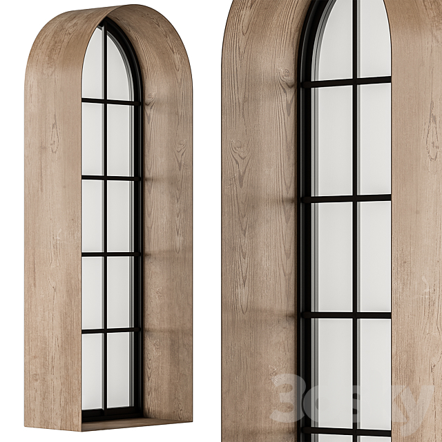 Modern Arched Windows Set 22 3DS Max Model - thumbnail 4