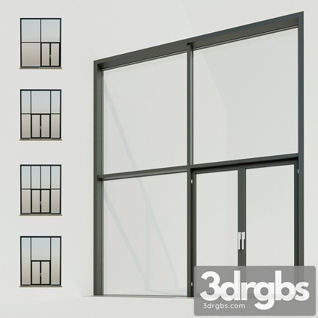 Panoramic windows. stained glass.6 3dsmax Download - thumbnail 1