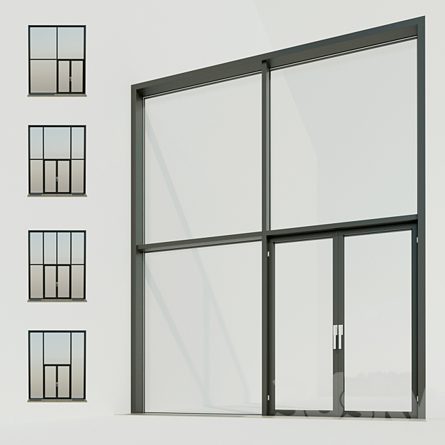 Panoramic windows. Stained Glass.6 3DSMax File - thumbnail 1