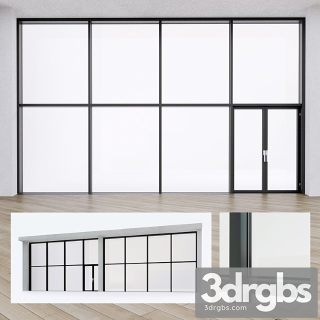 Panoramic windows. stained glass.8 3dsmax Download - thumbnail 1