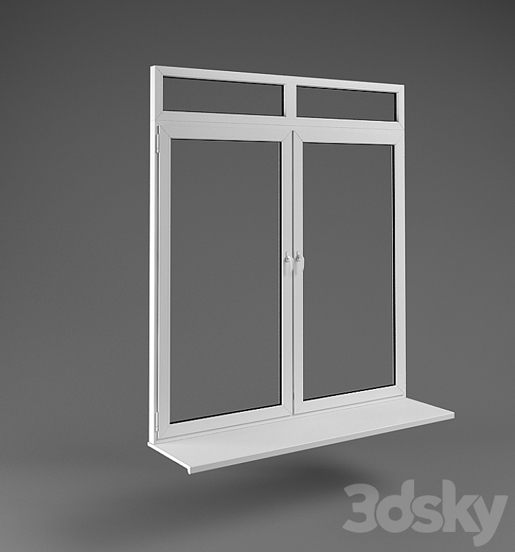 Plastic window 3DS Max - thumbnail 1