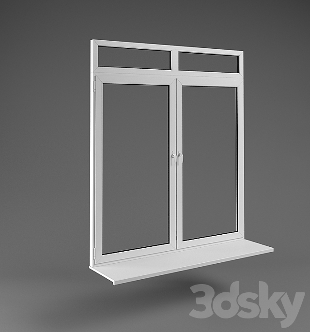 Plastic window 3DSMax File - thumbnail 1