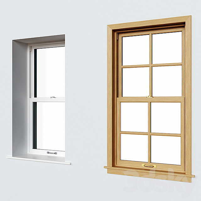 Sash windows \\ Double hung \\ Sliding sash 3DSMax File - thumbnail 2