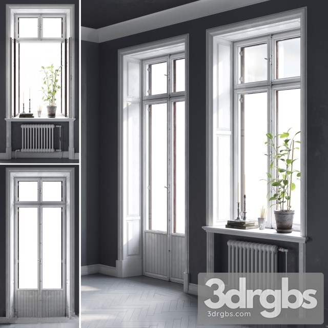 Scandinavian Windows 3dsmax Download - thumbnail 1