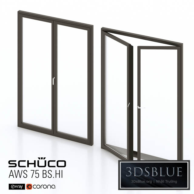 SCHUCO AWS 75 BS.HI 3DS Max - thumbnail 3