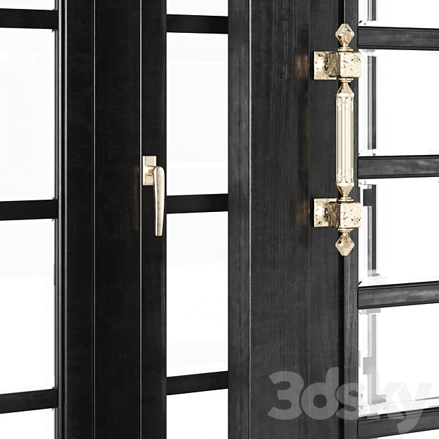 Set of arched doors and windows 3ds Max - thumbnail 2