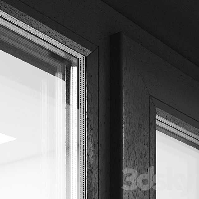 Set of windows and loggias (minimalism) 3dsMax Model - thumbnail 2