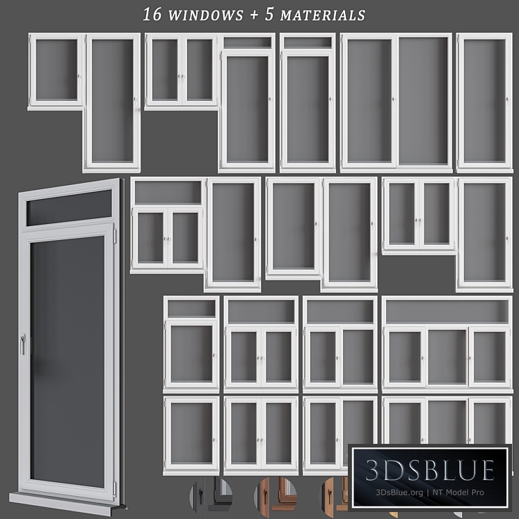 set__plastic_windows 3DS Max - thumbnail 3