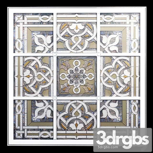 Stained Glass Window 1 3dsmax Download - thumbnail 1