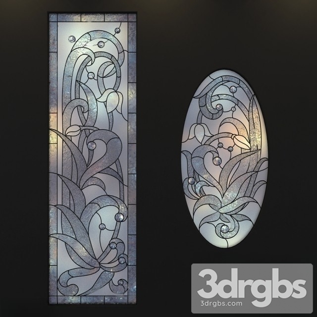 Stained Glass Window 2 3dsmax Download - thumbnail 1